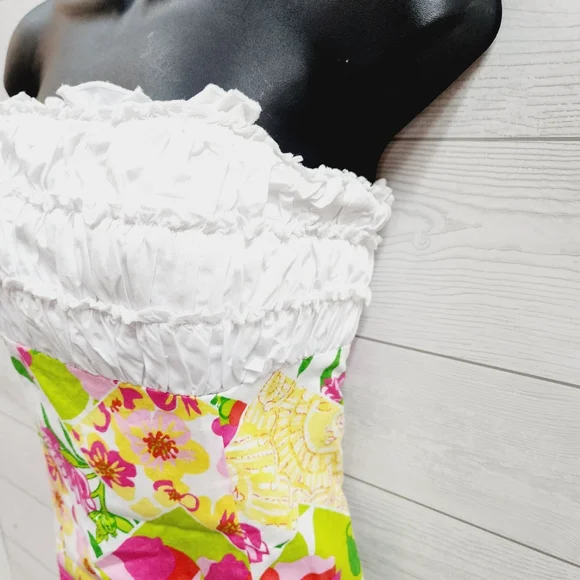 Lilly Pulitzer Strapless Cocktail‎ Dress - Picture 4 of 10